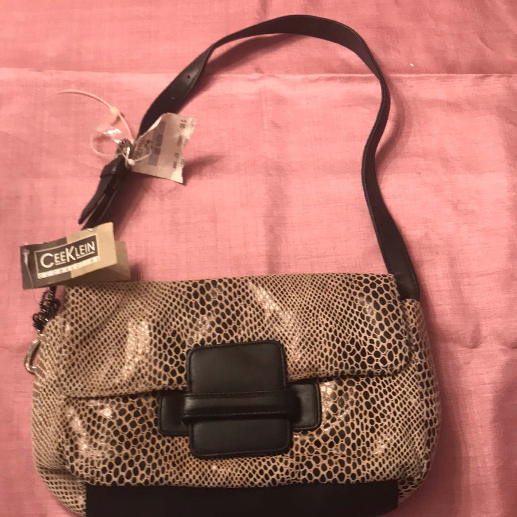 Nwt Vintage Snakeskin Small Handbag